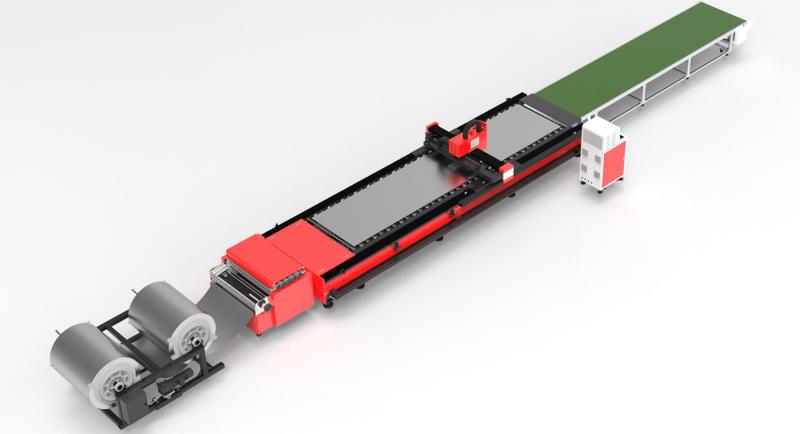 1500W卷料激光切割机