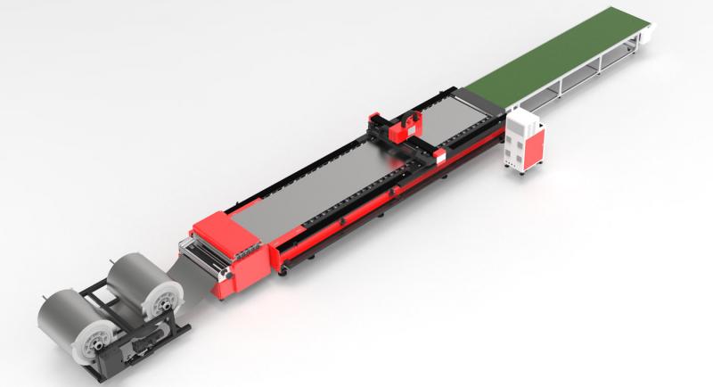 卷料自动上料切割镀锌钢板
